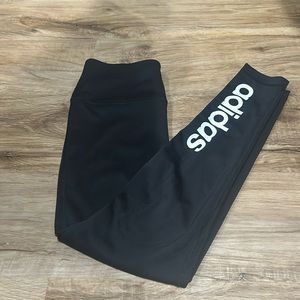 Black Adidas leggings.Size Small